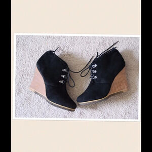 Steve Madden wedge boots!